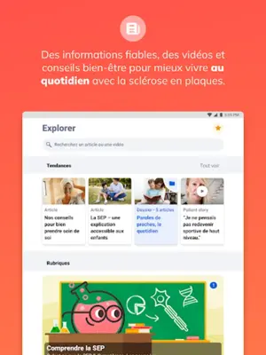 Cleo  mieux vivre avec la SEP android App screenshot 2