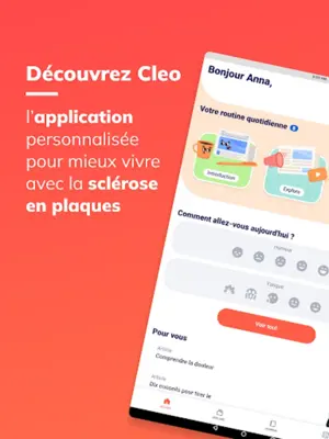 Cleo  mieux vivre avec la SEP android App screenshot 3