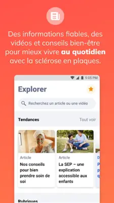 Cleo  mieux vivre avec la SEP android App screenshot 6